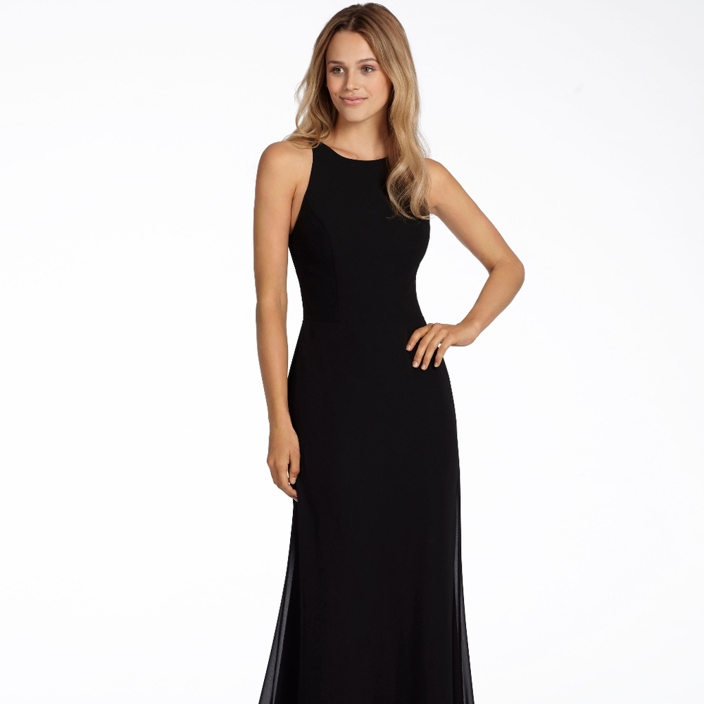 Black Hayley Paige bridesmaid dress!